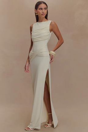 Robe Maxi Élégante Femme | Silhouette Bodycon Sans Dos