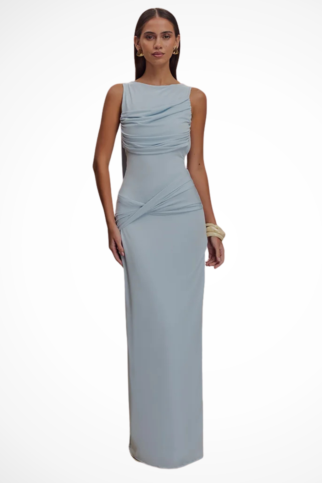 Robe Maxi Élégante Femme | Silhouette Bodycon Sans Dos