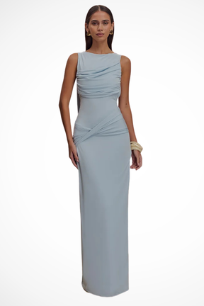 Robe Maxi Élégante Femme | Silhouette Bodycon Sans Dos