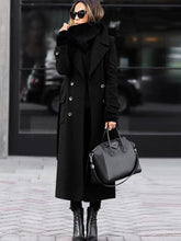 Manteau en Laine pour Femme - Design Double Boutonnage et Élégance Classique
