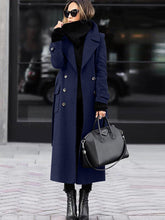 Manteau en Laine pour Femme - Design Double Boutonnage et Élégance Classique