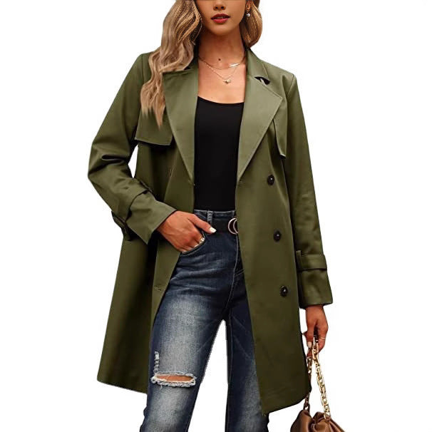 Manteau Long en Laine pour Femme - Élégance et Confort pour Saisons Froides