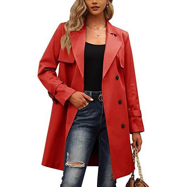 Manteau Long en Laine pour Femme - Élégance et Confort pour Saisons Froides