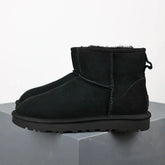 Bottes à Plateforme Noires pour Femmes - Doublure en Fourrure Chaude et Confortable