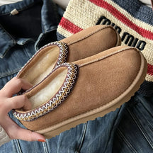 Bottes à Plateforme Marron pour Femmes - Confort et Doublure en Fourrure