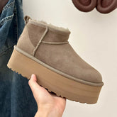 Bottes d'Hiver Ultra Mini pour Femmes - Doublure en Fourrure et Confort Optimal