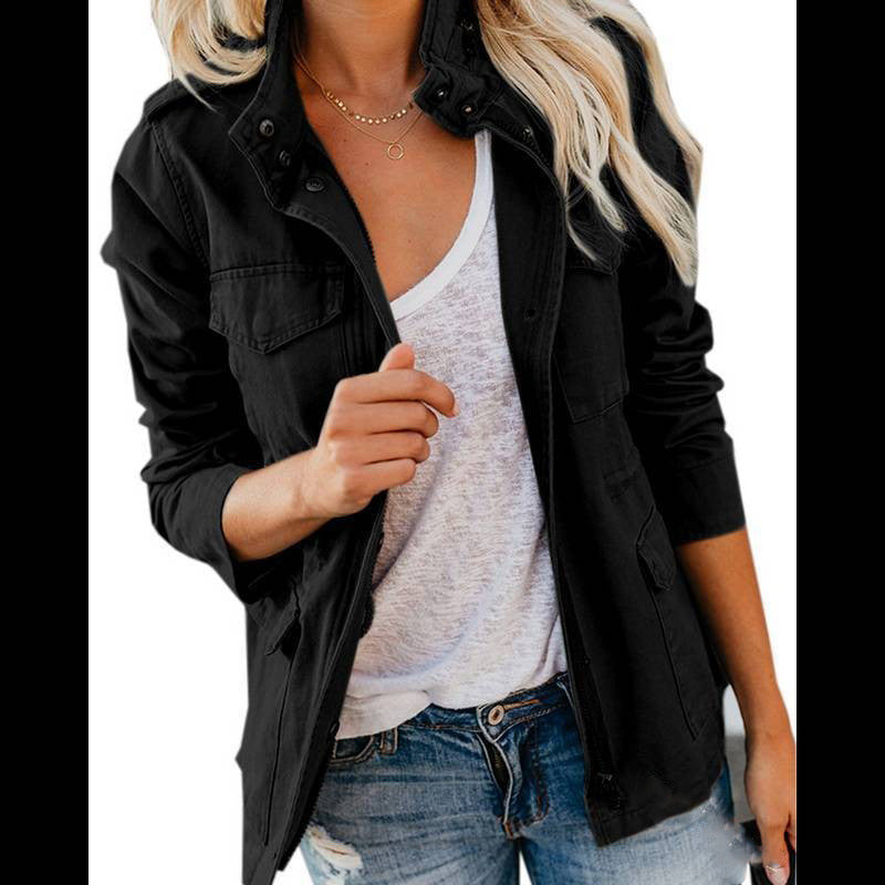 Veste Utilitaire Femme Confortable - Quatre Poches et Style Pratique
