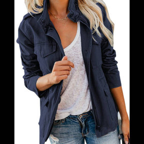 Veste Utilitaire Femme Confortable - Quatre Poches et Style Pratique