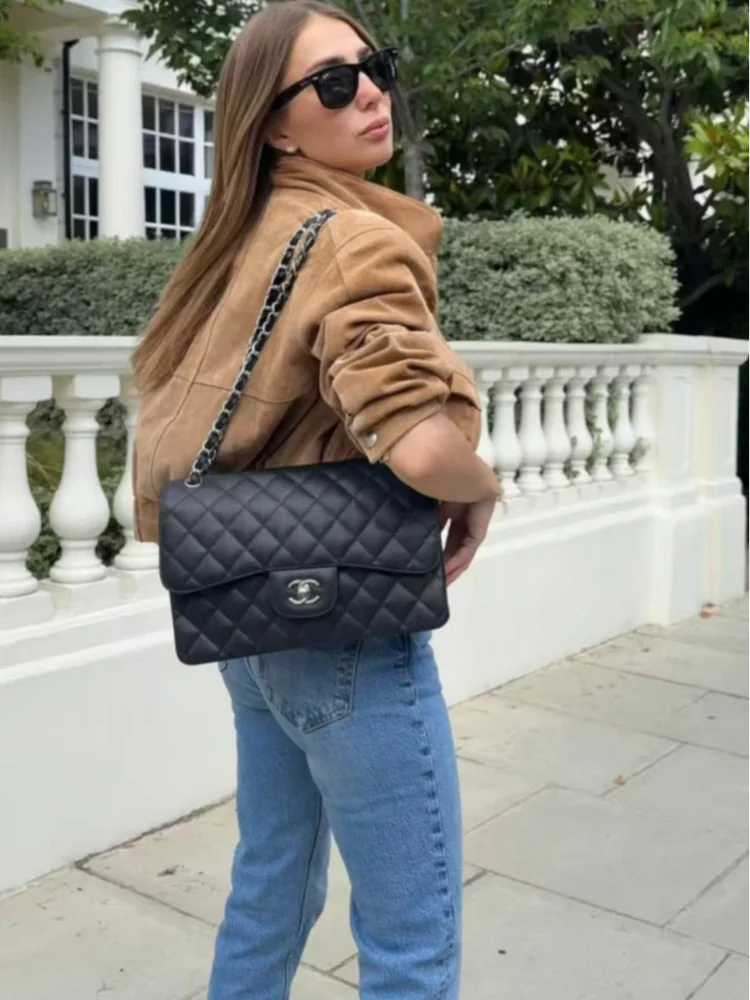 Veste en Daim Vintage pour Femmes - Poches Zippées et Coupe Décontractée