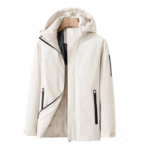 Veste Imperméable pour Femmes - Capuche Détachable et Poches Zippées