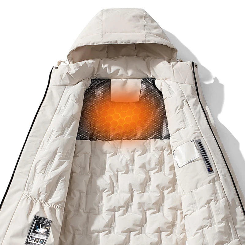 Veste Imperméable pour Femmes - Capuche Détachable et Poches Zippées