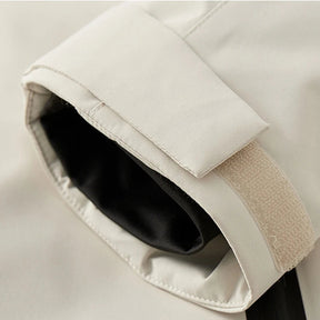 Veste Imperméable pour Femmes - Capuche Détachable et Poches Zippées