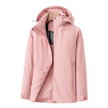 Veste Imperméable pour Femmes - Capuche Détachable et Poches Zippées