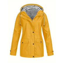 Manteau de Pluie Femme - Capuche Ajustable et Confort Décontracté