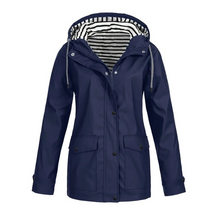 Manteau de Pluie Femme - Capuche Ajustable et Confort Décontracté