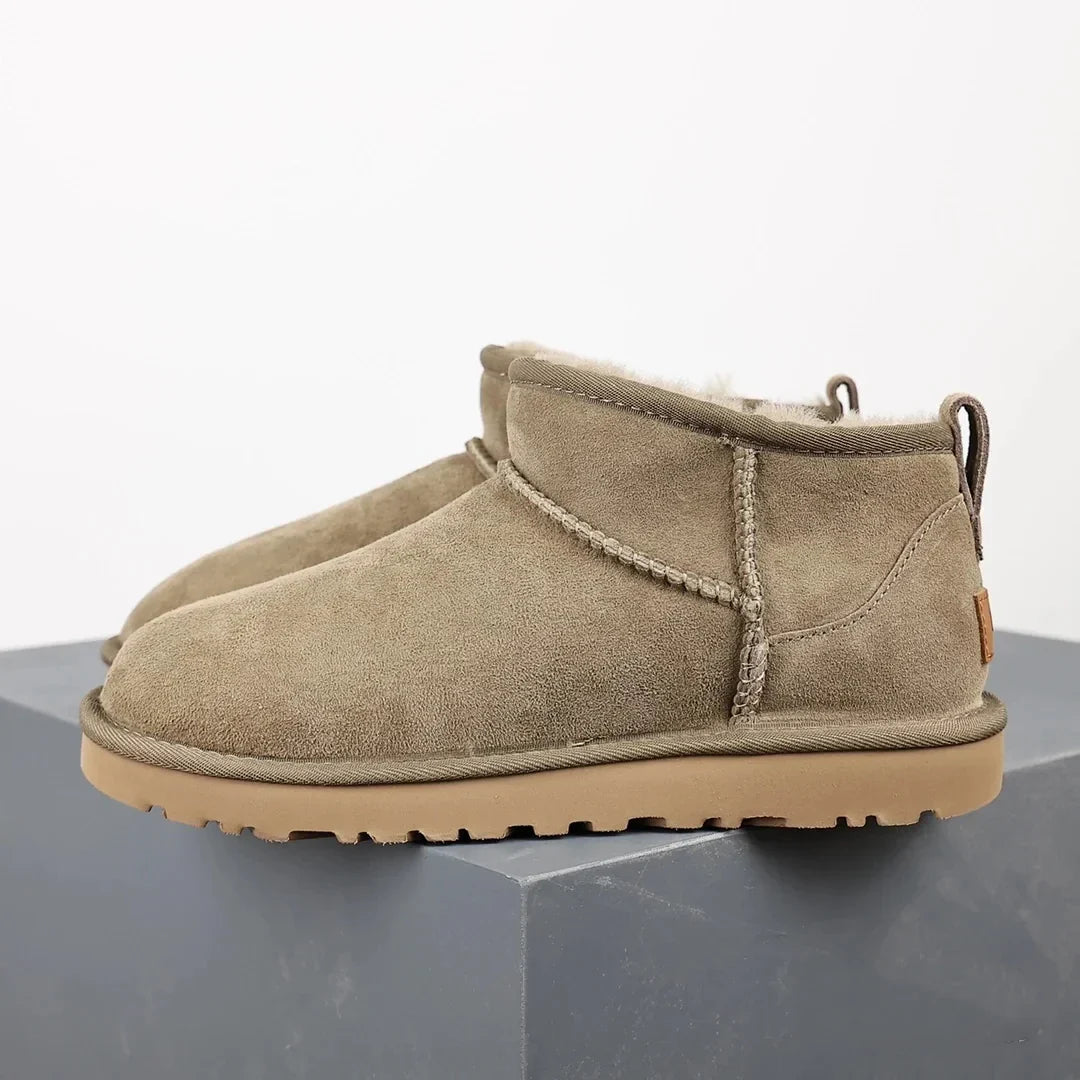 Bottes d'hiver à plateforme pour Femmes - Doublure en Fourrure et Style Chic