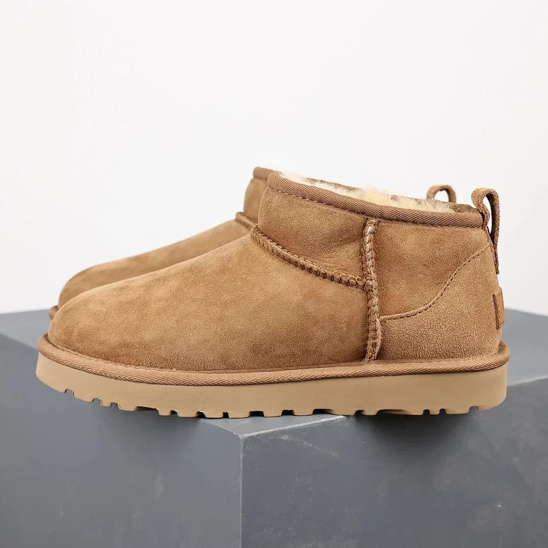 Bottes d'hiver à plateforme pour Femmes - Doublure en Fourrure et Style Chic