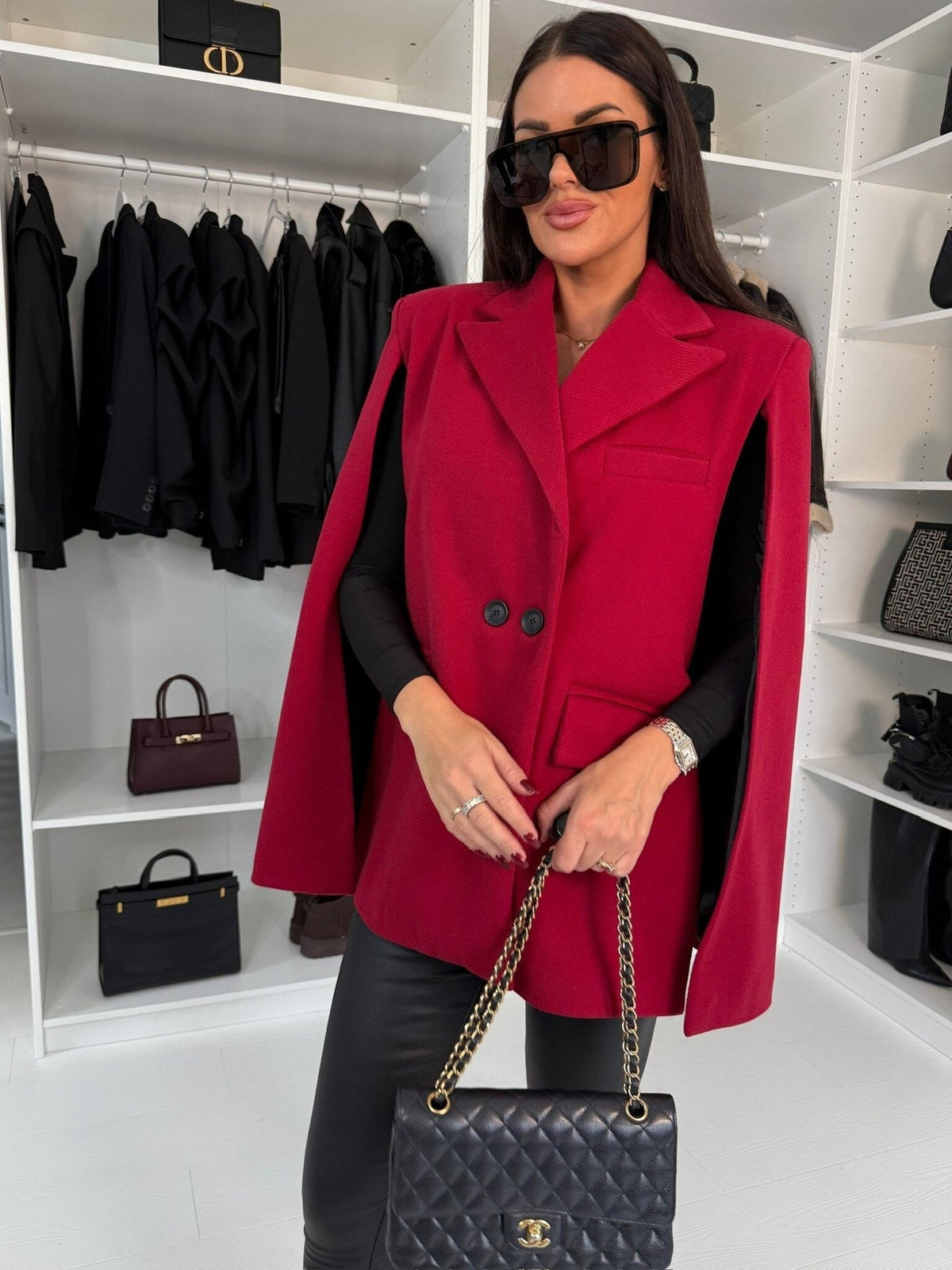 Manteau en Laine pour Femmes - Chic et Ample pour l'Hiver