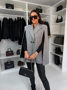 Manteau en Laine pour Femmes - Chic et Ample pour l'Hiver