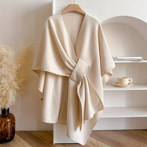 Poncho en Laine pour Femmes - Élégance et Chaleur pour Automne