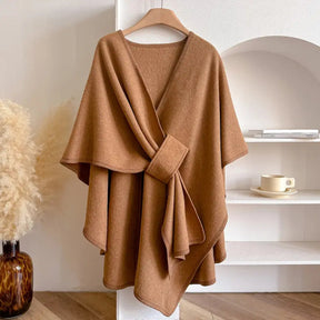 Poncho en Laine pour Femmes - Élégance et Chaleur pour Automne