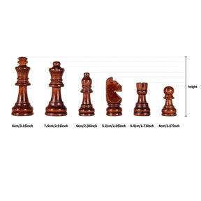 Ensemble d'échecs en Bois Massif | Design Élégant et Durable pour Passionnés