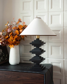 Lampe de Table en Bois - Éclairage Chaleureux et Élégant