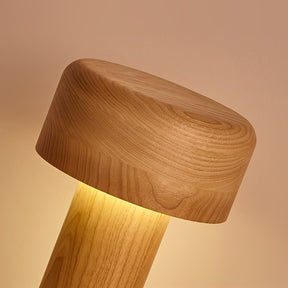 Lampe de Table Élégante en Bois - Design Dimmable et Lumière Chaleureuse