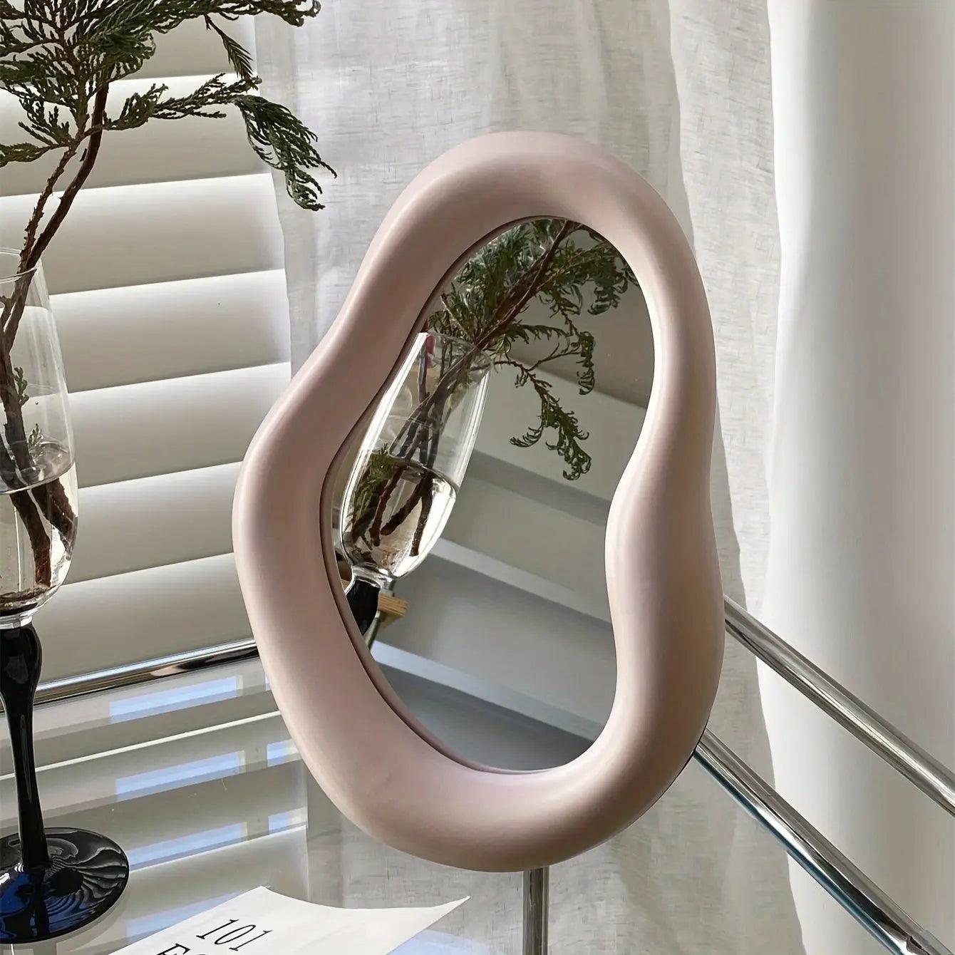 Miroir Vintage Artistique - Design Unique et Créatif pour Intérieur
