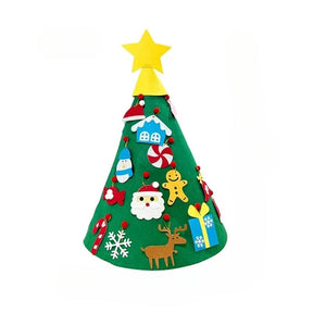 Ornement de Noël Père Noël - Décoration Festive en Feutre 3D