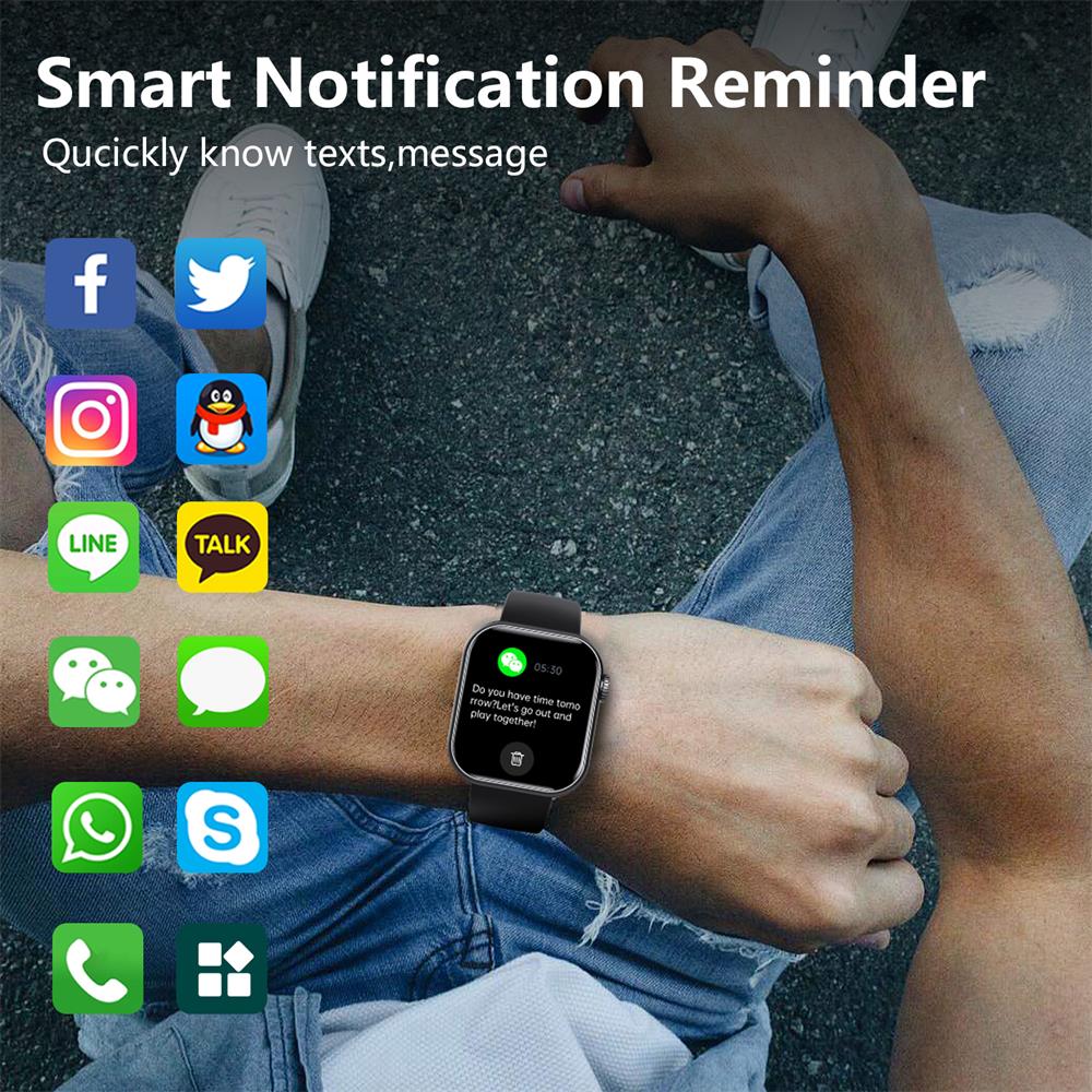 Montre Intelligente de Santé - Surveillance Glycémie, Tension et Sommeil