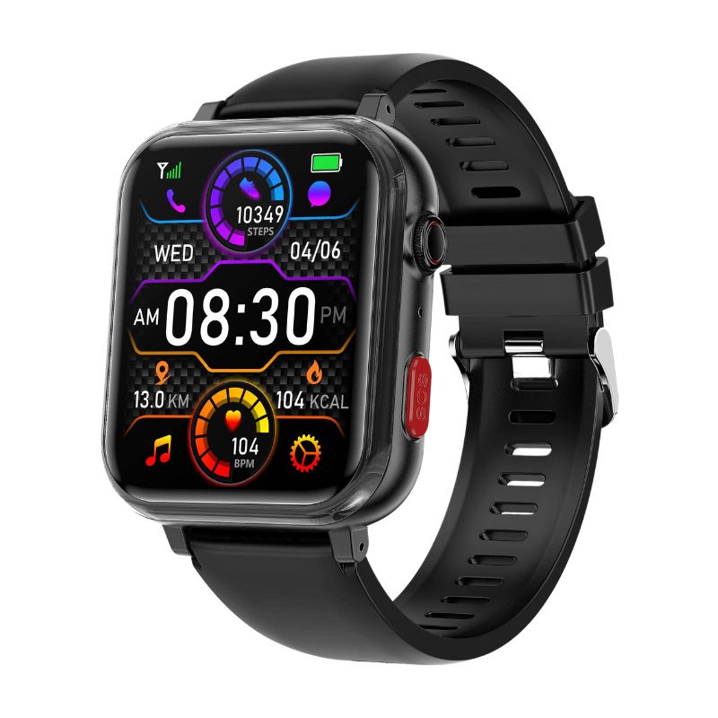 Montre Connectée Santé avec GPS - Fonction SOS et Suivi de Santé