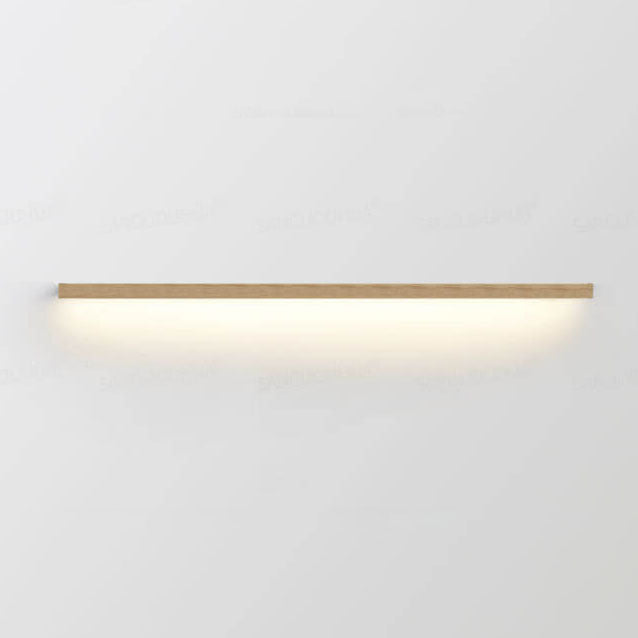 Lampe Murale LED en Bois - Éclairage Ambiant Minimaliste et Chaleureux