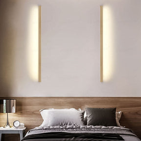 Lampe Murale LED en Bois - Éclairage Ambiant Minimaliste et Chaleureux