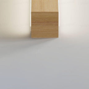 Lampe Murale LED en Bois - Éclairage Ambiant Minimaliste et Chaleureux