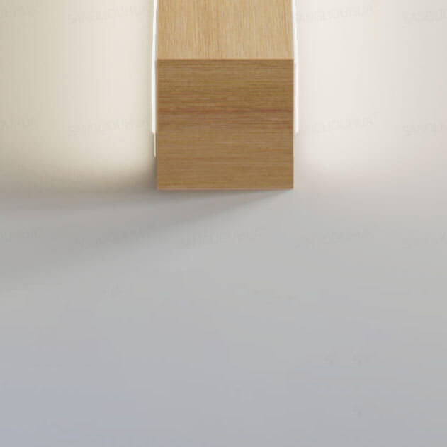 Lampe Murale LED en Bois - Éclairage Ambiant Minimaliste et Chaleureux