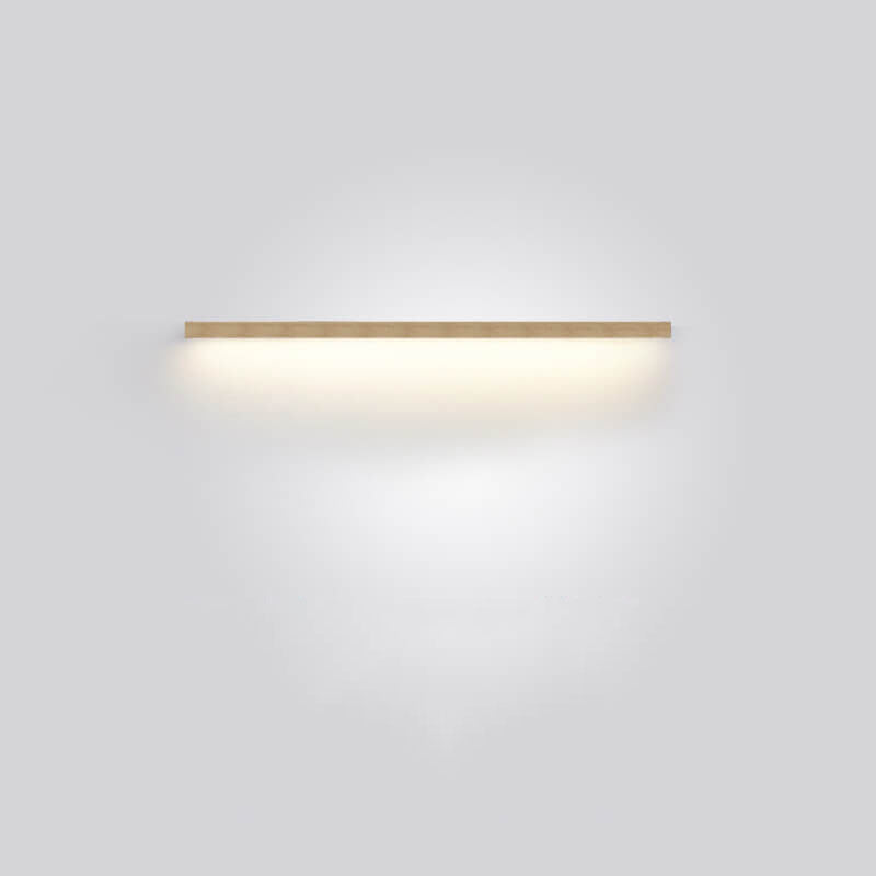 Lampe Murale LED en Bois - Éclairage Ambiant Minimaliste et Chaleureux