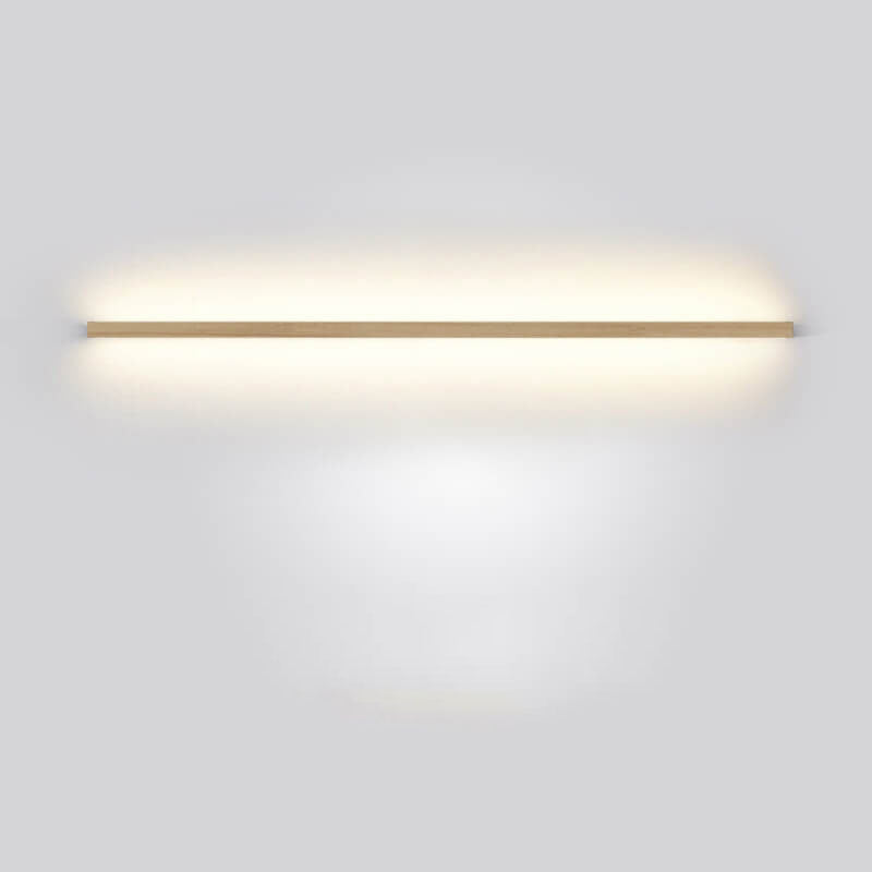 Lampe Murale LED en Bois - Éclairage Ambiant Minimaliste et Chaleureux