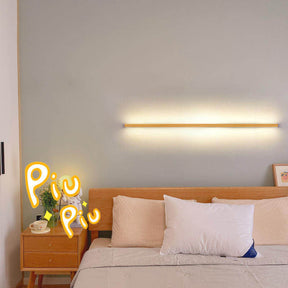 Lampe Murale LED en Bois - Éclairage Ambiant Minimaliste et Chaleureux
