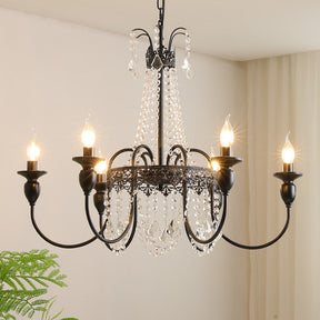 Lustre en Cristal pour Chambre - Élégance Contemporaine et Chaleureuse
