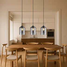 Lampe Suspendue en Verre Minimaliste - Design Élégant et Ambiance Cosy
