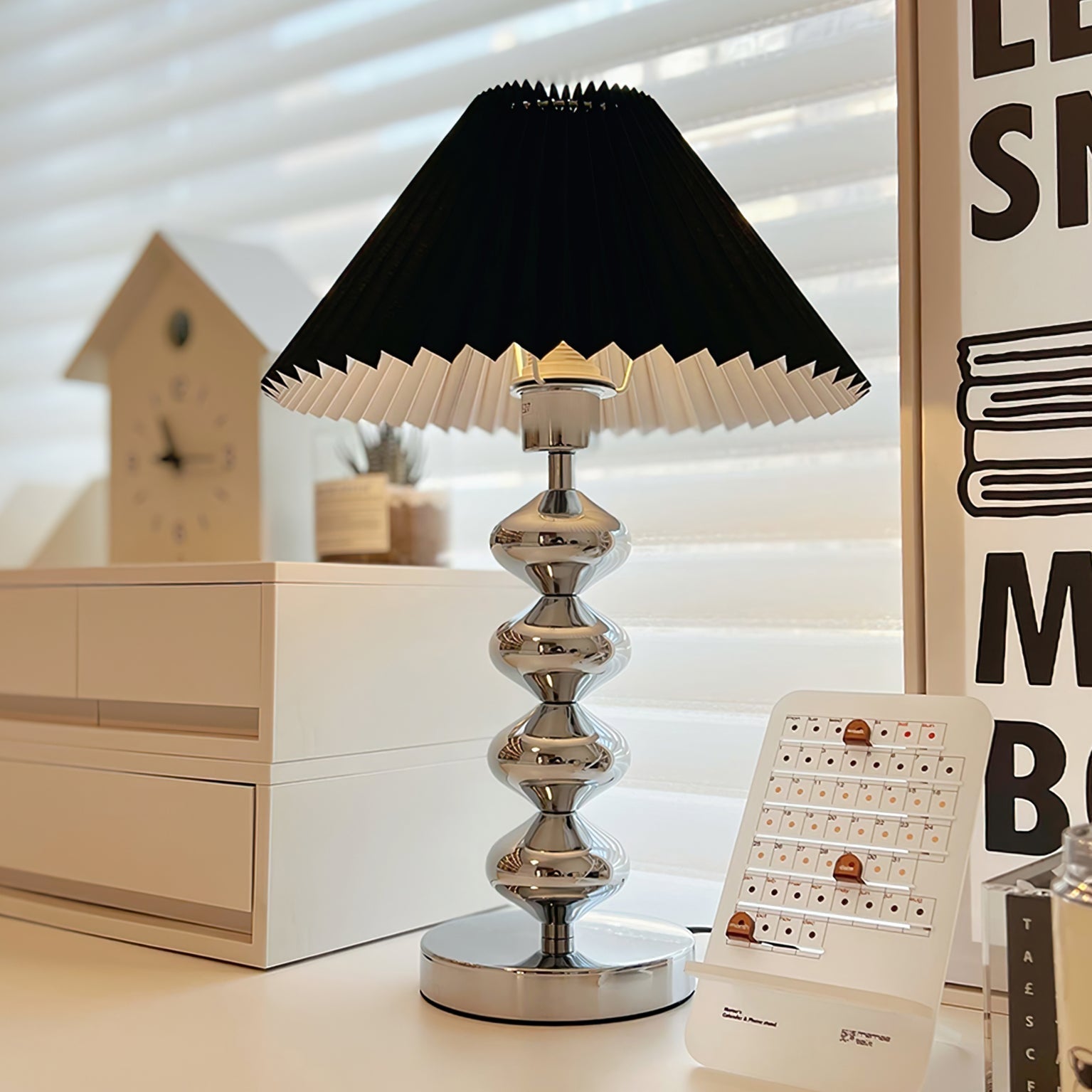 Lampe de Table Élégante - Style Vintage et Éclairage Doux