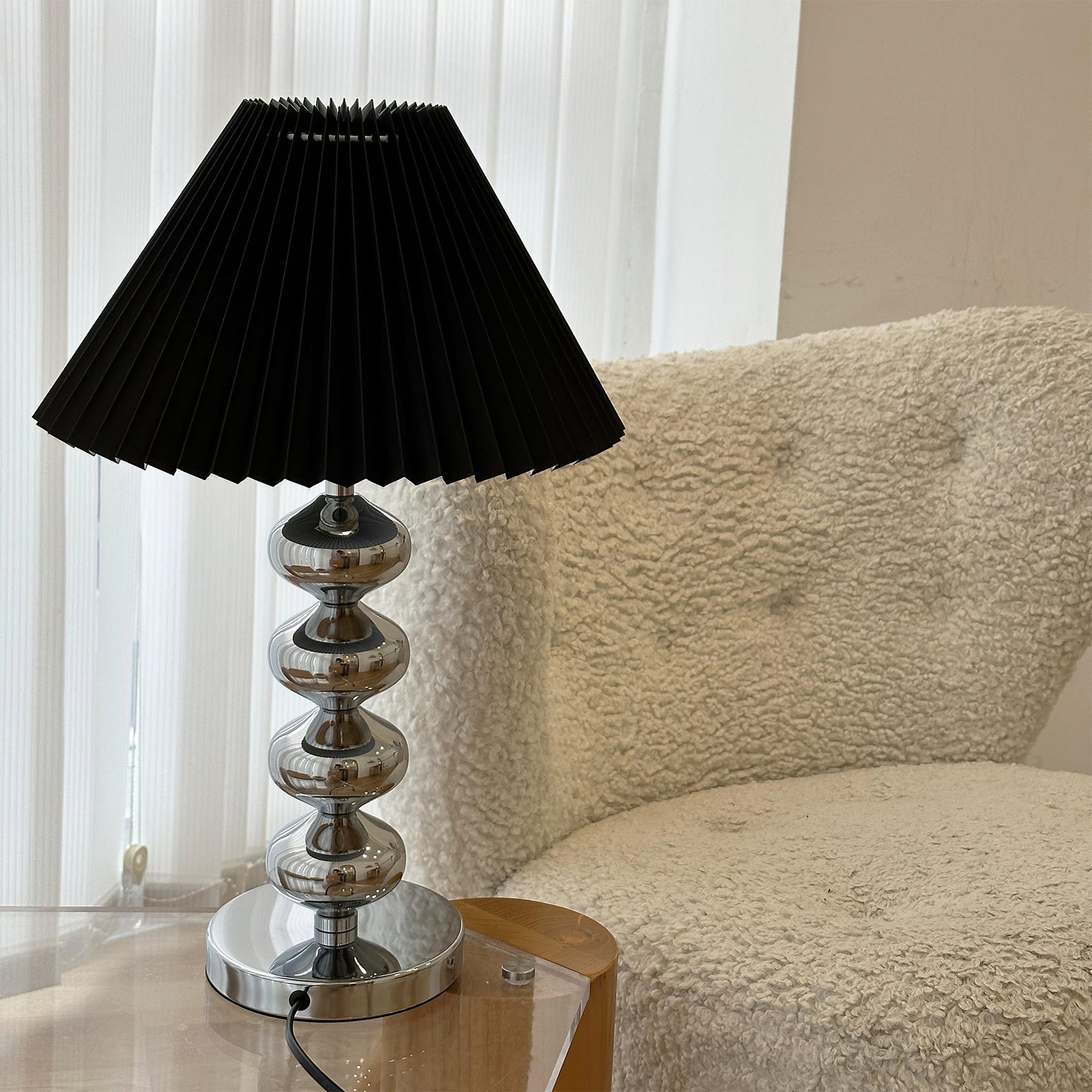 Lampe de Table Élégante - Style Vintage et Éclairage Doux