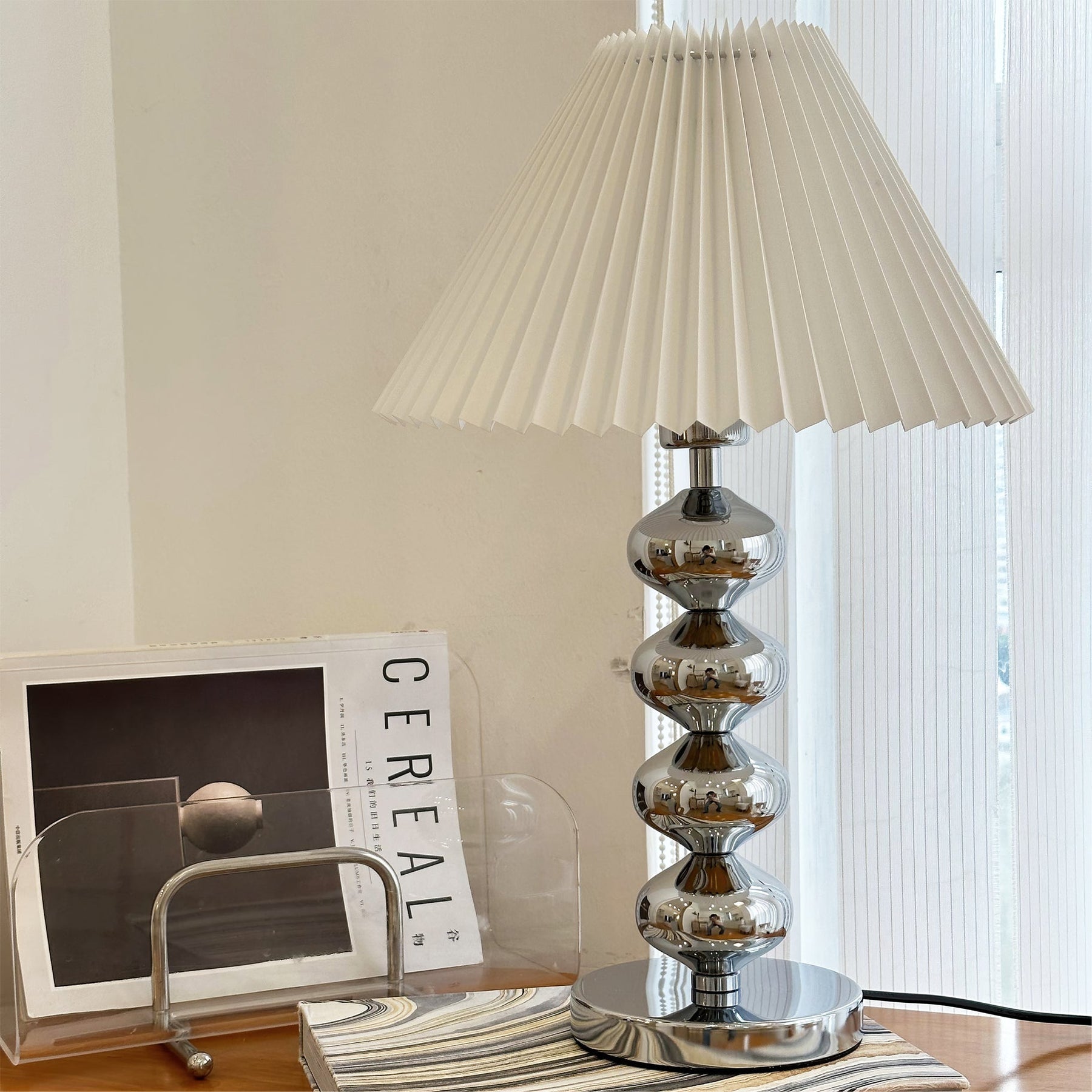 Lampe de Table Élégante - Style Vintage et Éclairage Doux