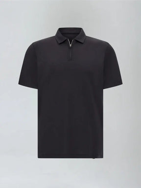 Polo Noir pour Homme Moderne - Style Élégant et Confortable