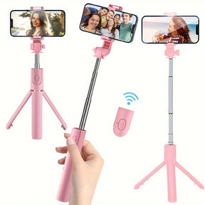 Bâton à Selfie Flexible 360° - Télécommande Sans Fil et Compact pour Voyage