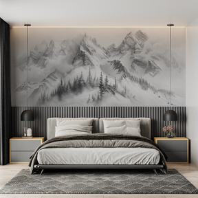 Papier Peint Montagne Sommet De Chamonix
