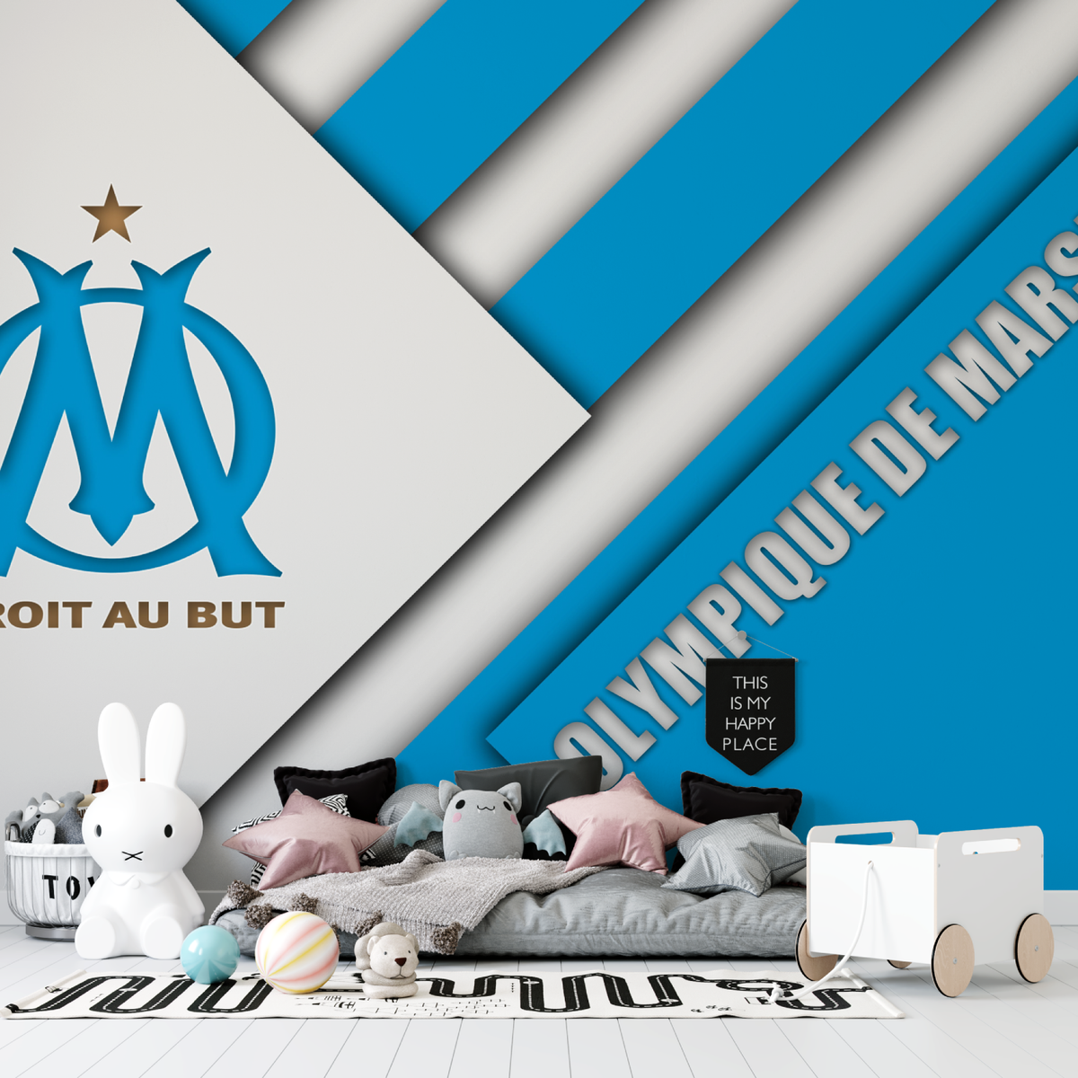 Football Marseille Straight To Goal Wallpaper