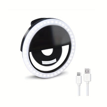 Lampe Anneau LED pour Selfie - Éclairage Doux et Rechargeable