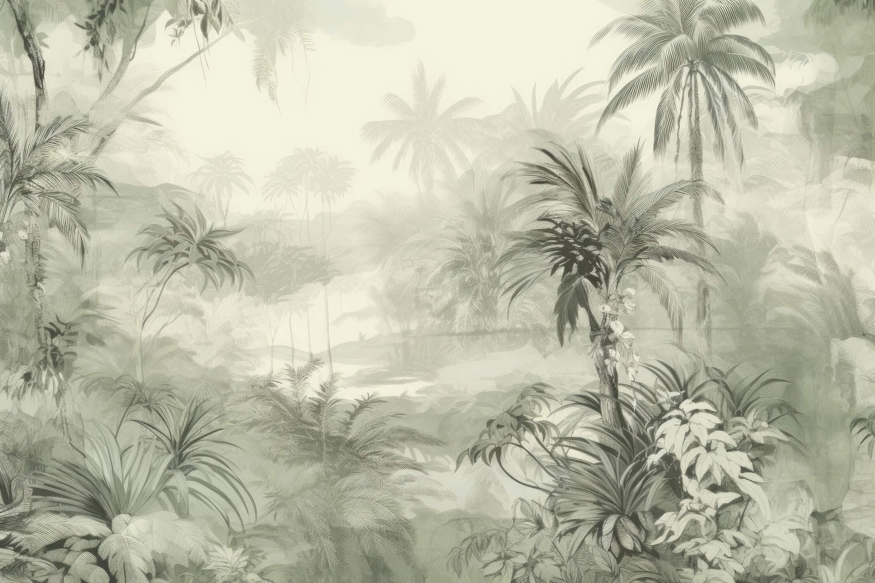 Panoramic Jungle Wallpaper
